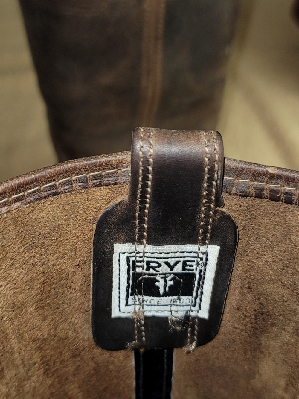 Frye Leather Harness Boots, Womens, Like New - Picture 6 of 10